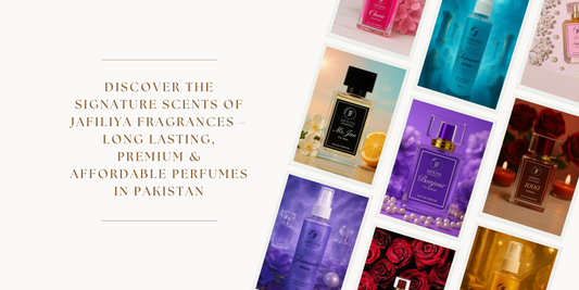 Discover long-lasting, affordable perfumes in Pakistan with Jafiliya Fragrances. Shop signature scents for men, women & unisex. Fast delivery nationwide!