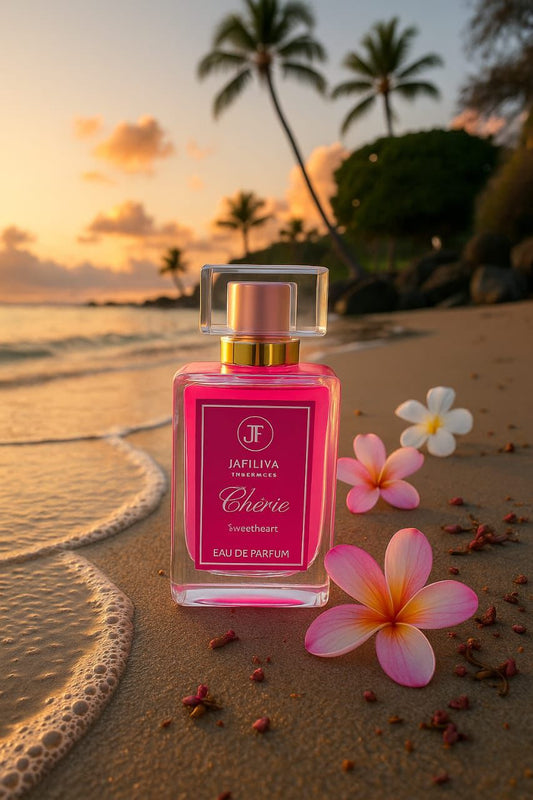 "Pink Rose Cherie perfume for women – long-lasting floral fragrance by Jafiliya Fragrances in Pakistan"